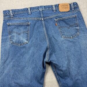 Vintage 70s Levis Orange Tab 505 Jeans 20505 0217 Men 42x28 (Actual) Thigh Fades